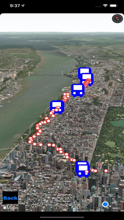 Bus NYC in 3D City View Lite screenshot-3