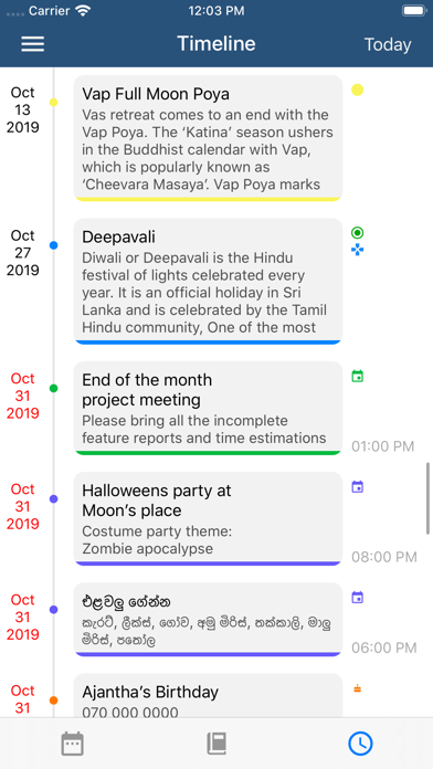 myDay - Sri Lankan Calendar screenshot 3