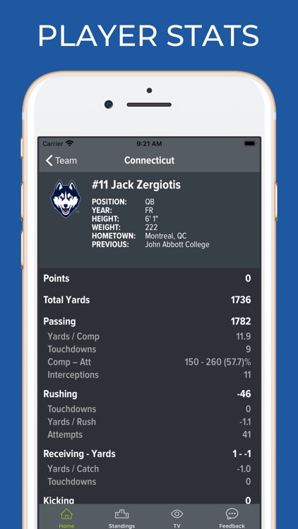 Connecticut Football Schedules screenshot-3