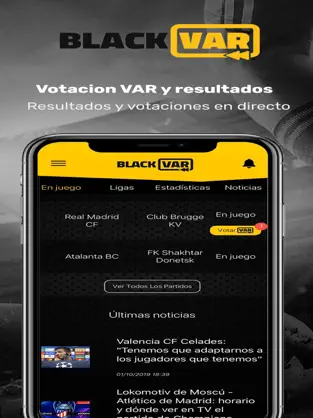 Screenshot 1 BlackVAR La comunidad del VAR iphone