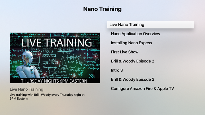 Screenshot #1 pour Nano Training