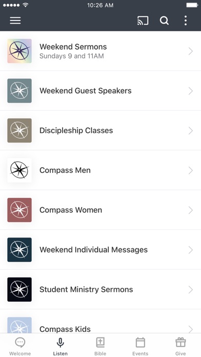 How to cancel & delete Compass Bible Church Tustin from iphone & ipad 2