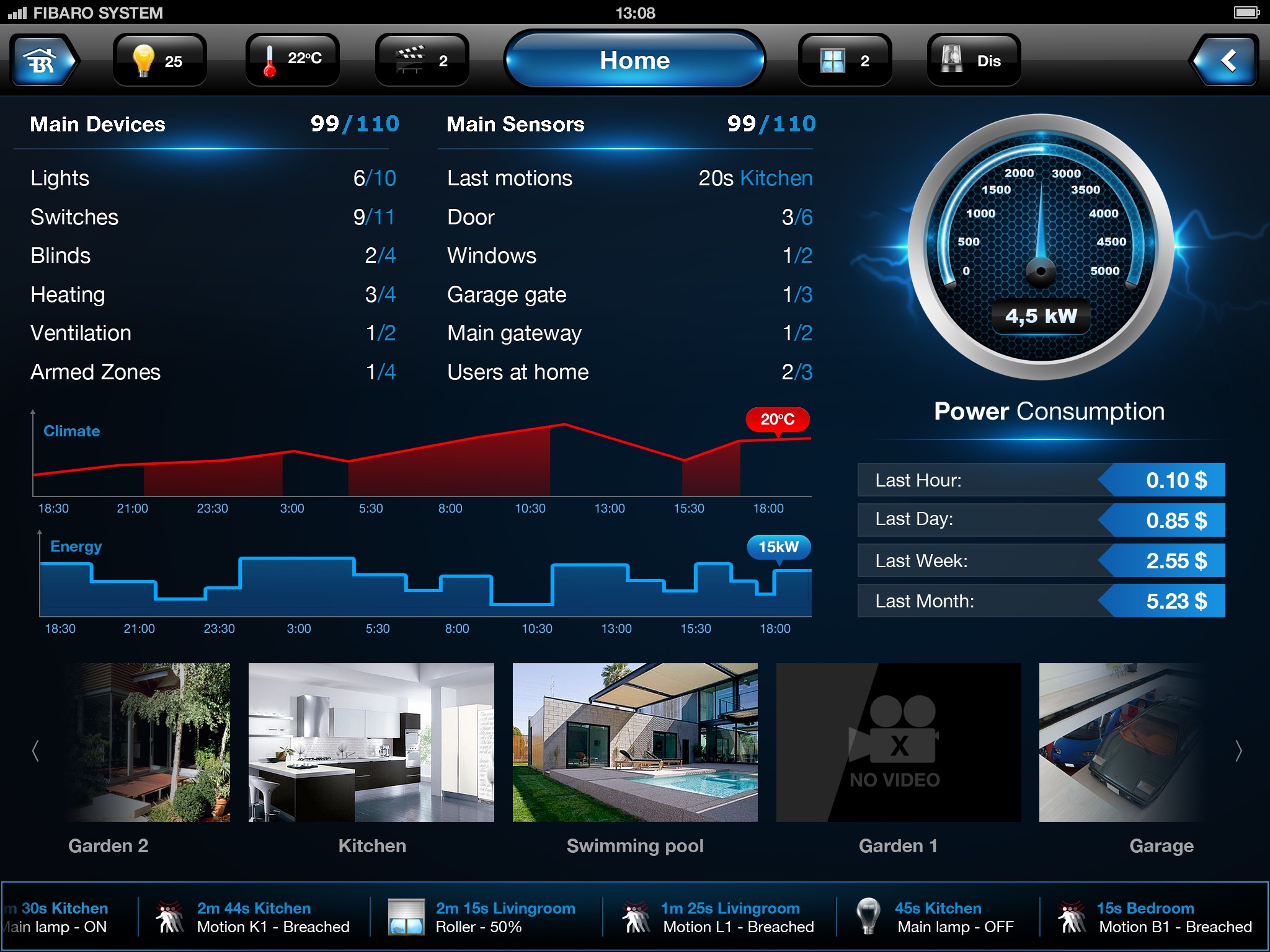 FIBARO for iPad screenshot 2