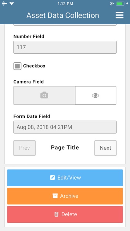 Asset Data Collection