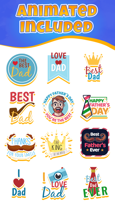 Father's Day Stickers ⋆ screenshot 2