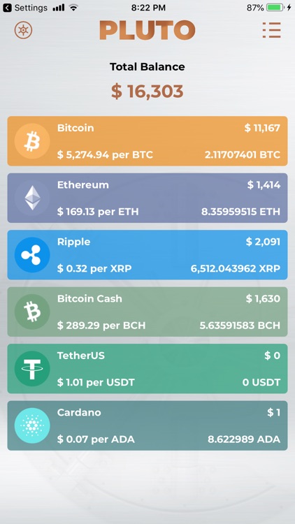 Pluto - High Secure Wallet