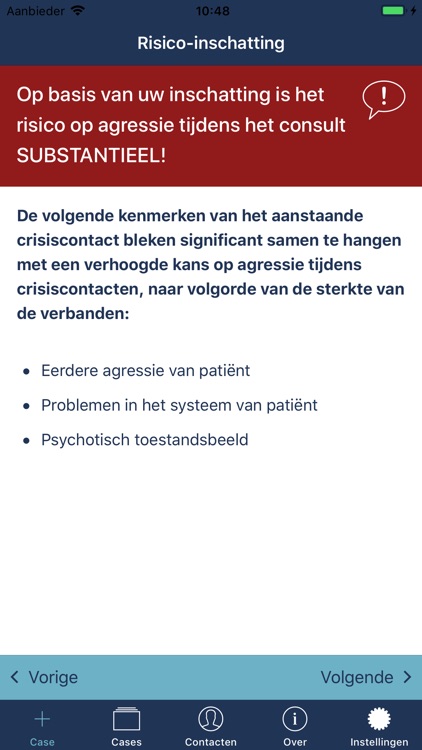 Checklist Risico Crisisdienst screenshot-3