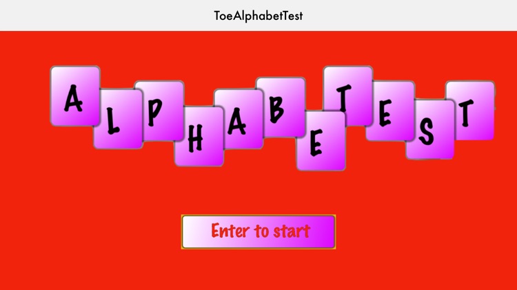 ToeAlphabetTest