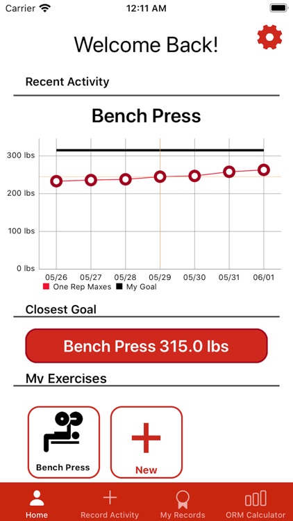 ORM: Strength Progress Tracker