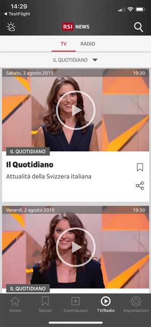 APP RSI NEWS SCARICA