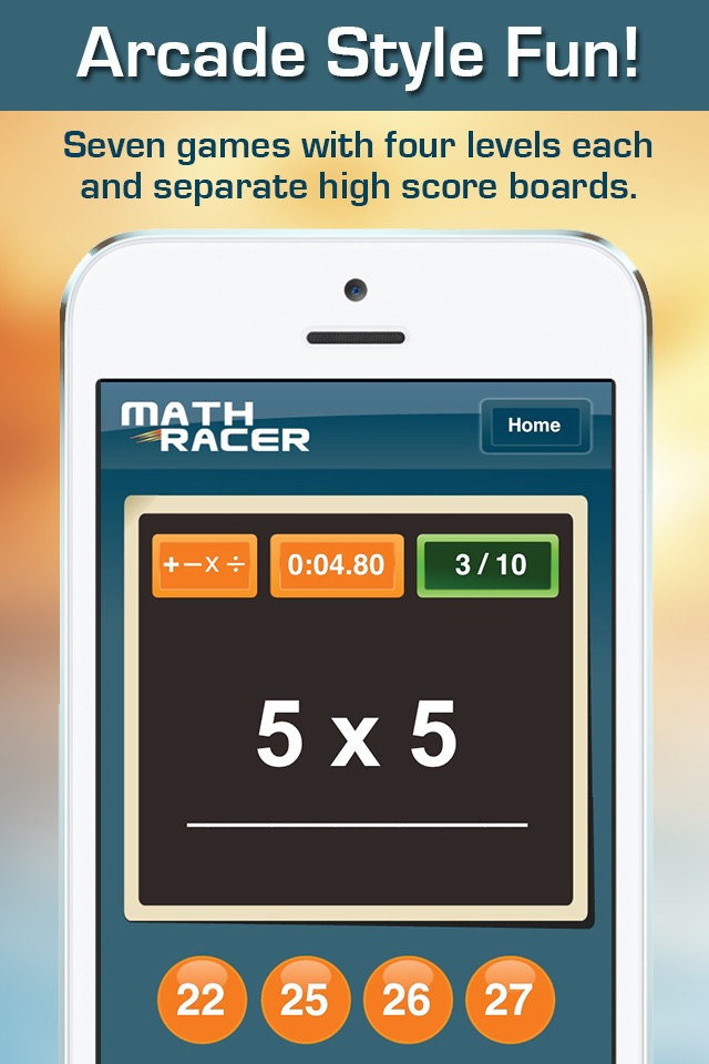 Math Racer Deluxe screenshot 2
