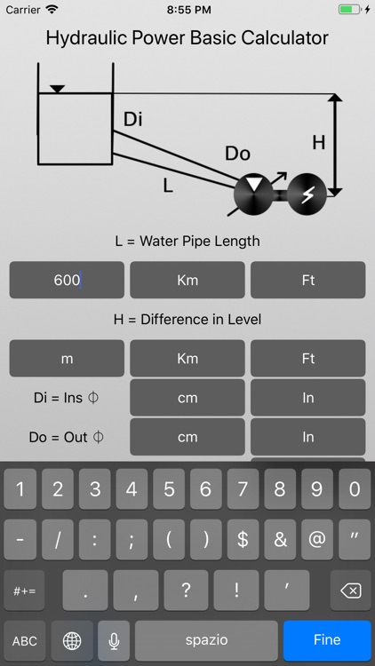 Hydraulic Power Calculator