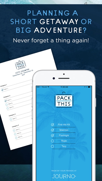 Packing List & Travel Planner