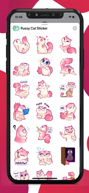 Pussy Cat Animal Stickers(圖1)-速報App