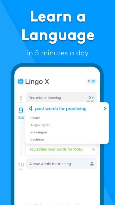 Lingo X-learning language fastのおすすめ画像1