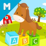 ABC My Animal Farm Wheel Words