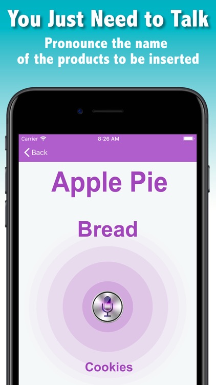 Grocery List by Voice