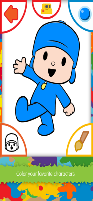 Pocoyo Colors - colorear niños(圖3)-速報App