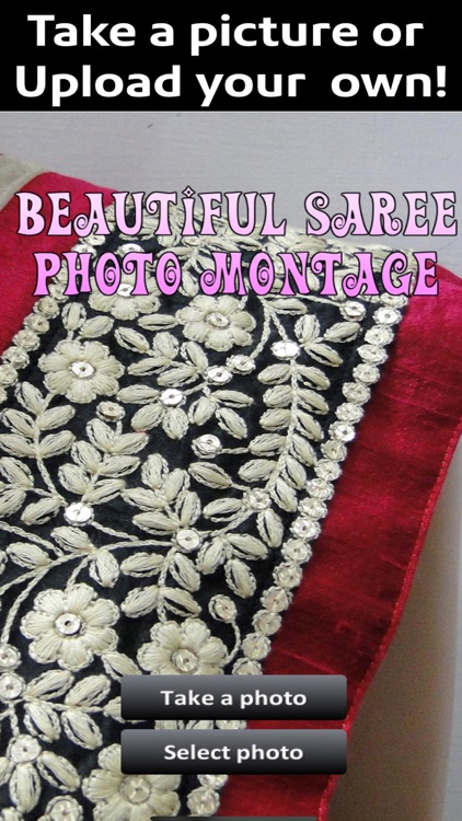 Beautiful Saree Photo Montage