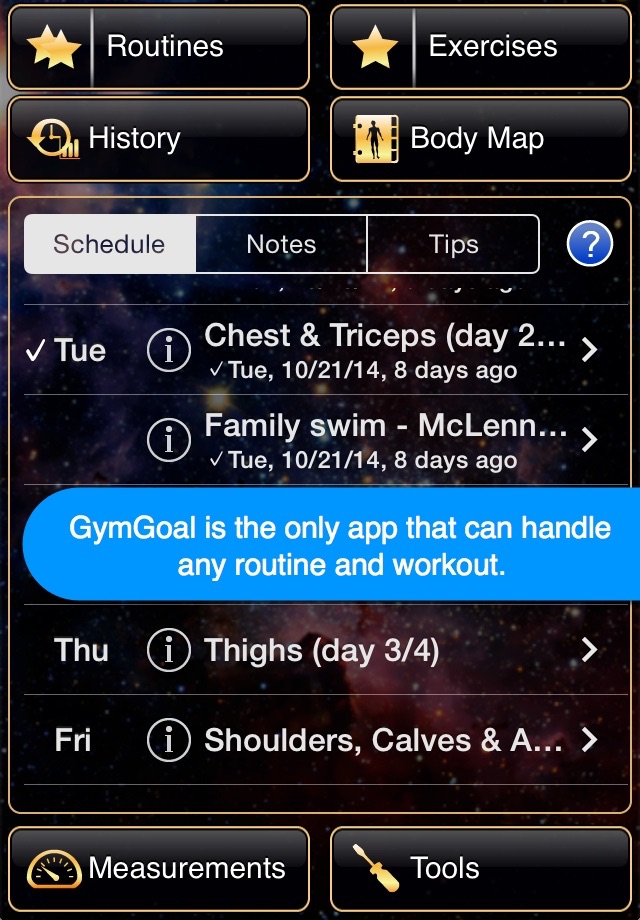 GymGoal Pro screenshot 2