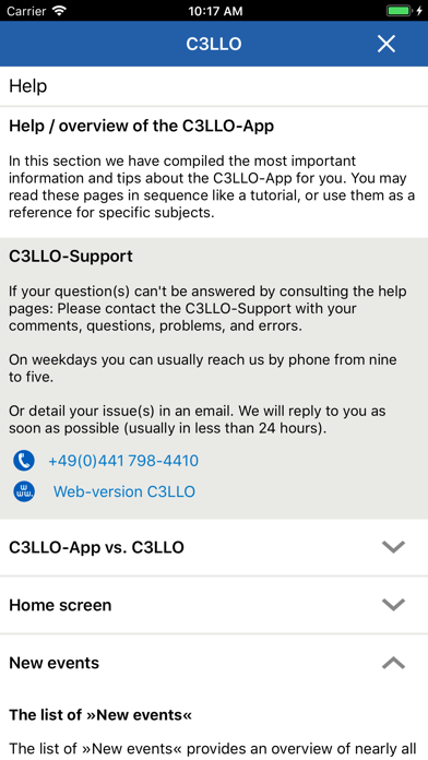 C3LLO-App screenshot 2