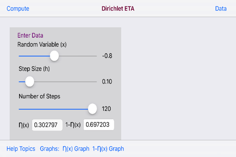 Dirichlet Eta Function screenshot 3