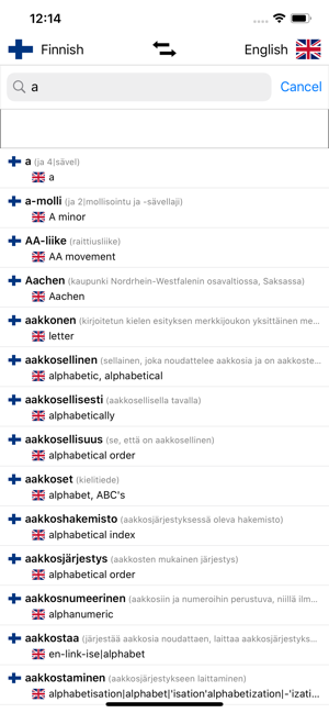 Finnish-English Dictionary(圖4)-速報App