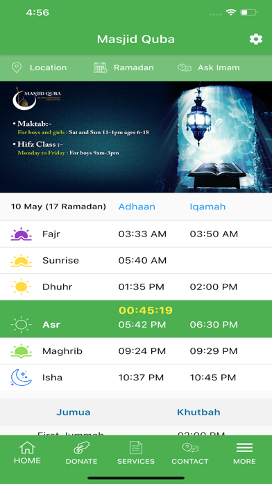 How to cancel & delete Masjid Quba - Edmonton from iphone & ipad 1