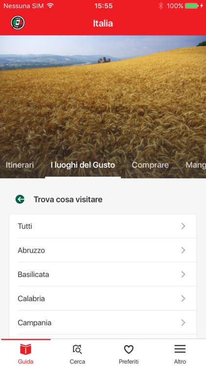 Italia – il viaggio del gusto