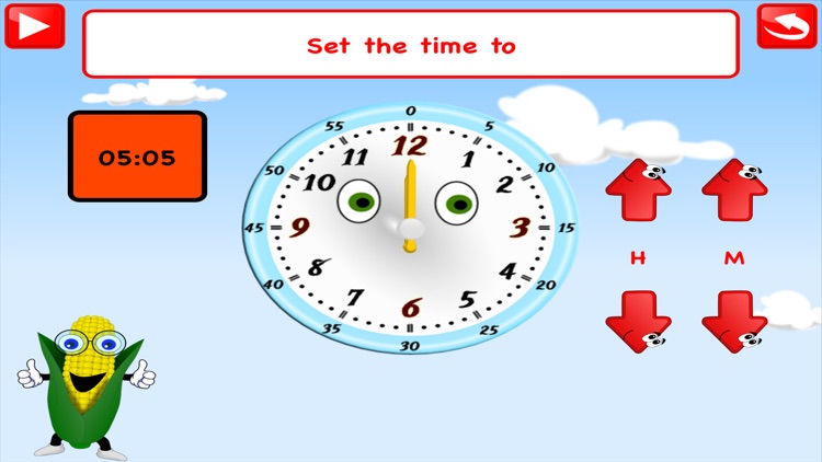 Learn clock - learn the time online for kids!
