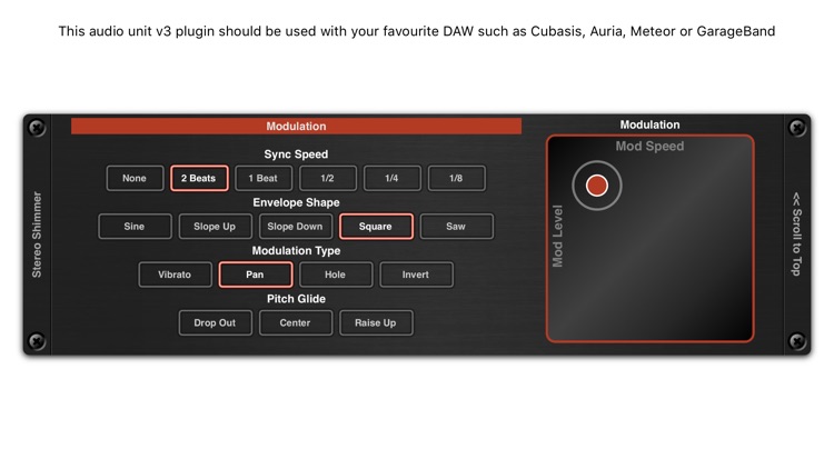 Shimmer AUv3 Audio Plugin screenshot-4
