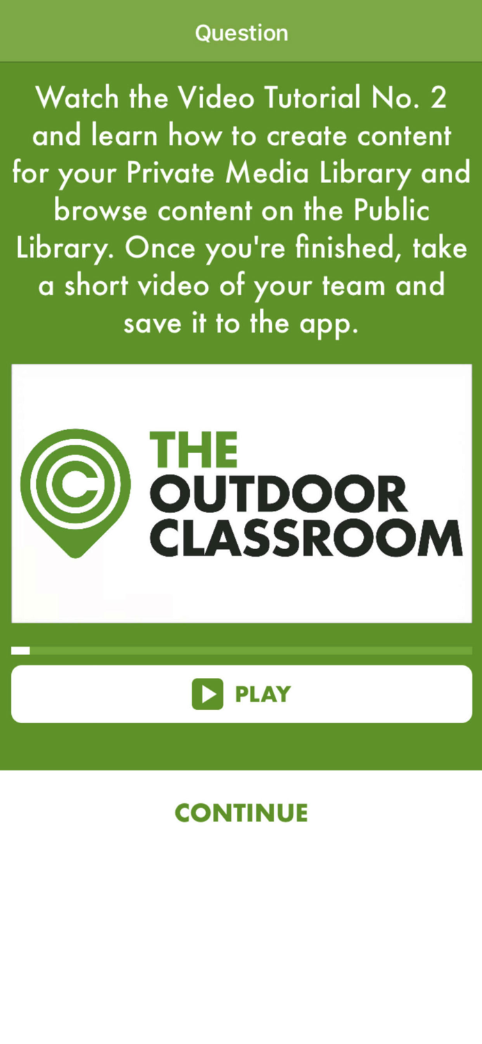 The Outdoor Classroom