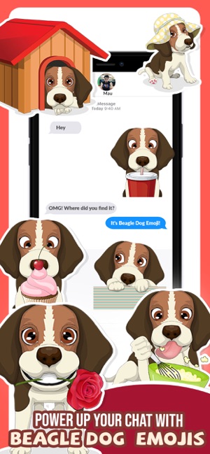 Beagle Dog Emojis Stickers App(圖3)-速報App