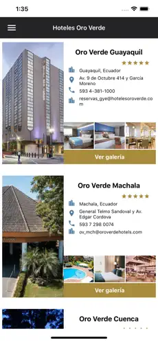 Screenshot 3 Pasaporte Oro Verde iphone