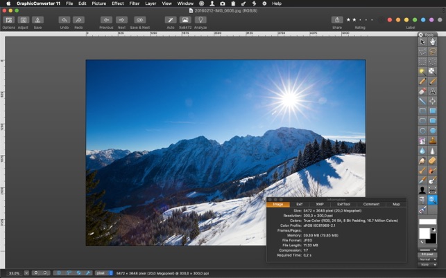 GraphicConverter 11.5.4 Brings New Features to macOS Image Editor Image