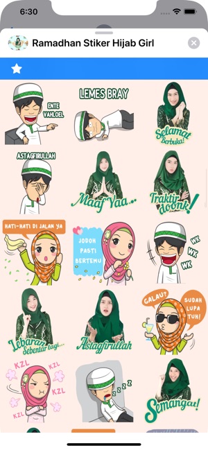 Ramadhan Stiker Hijab Girl(圖4)-速報App