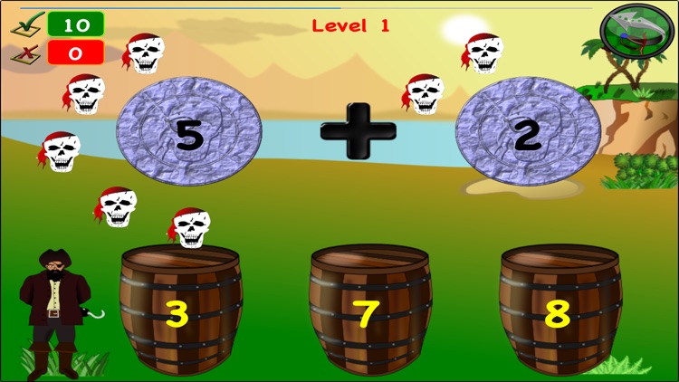 Games Math Pirate Trainer Kids