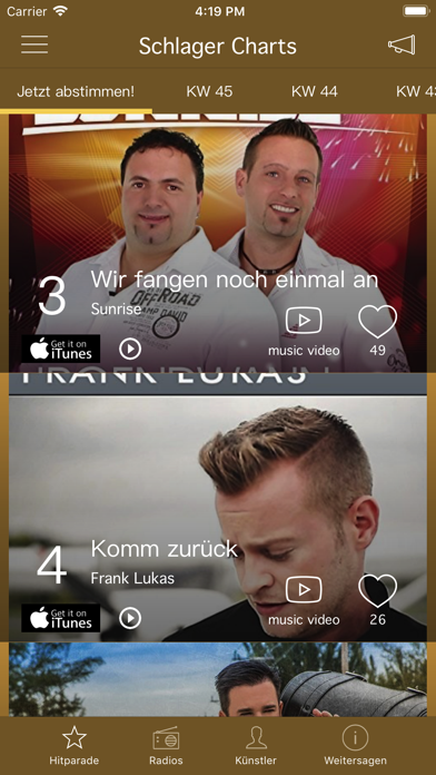 How to cancel & delete Schlager-Charts from iphone & ipad 1