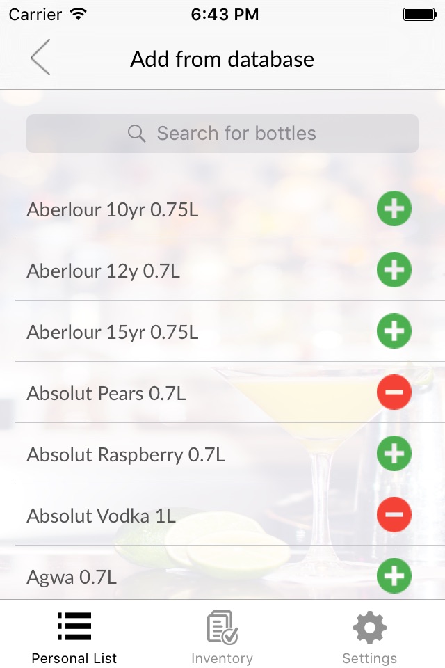 BarInventory screenshot 3