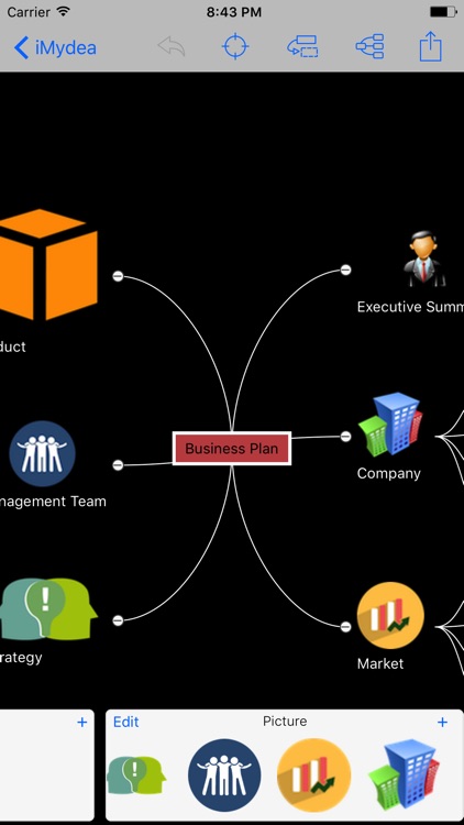 Mydea (mindmap) screenshot-4