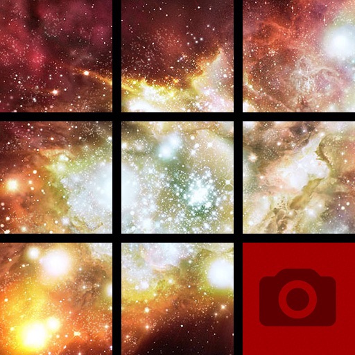 Picture Tile Slider In Space iOS App