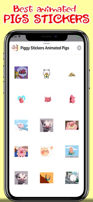 Piggy Stickers Animated Pigs(圖2)-速報App