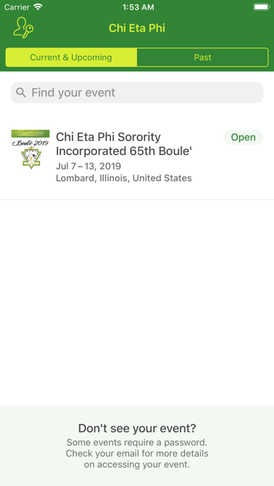 How to cancel & delete Chi Eta Phi 65th Boule from iphone & ipad 1
