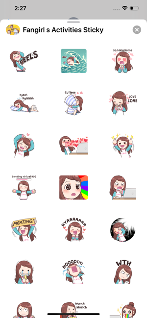 Fangirl's Activitiess Stickers(圖2)-速報App