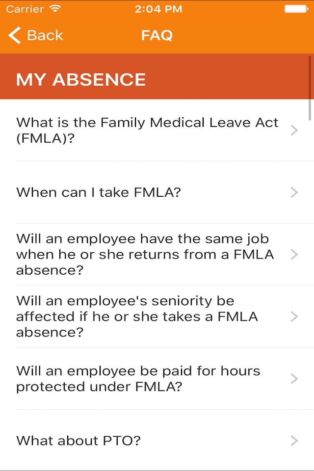 Voya Absence Resources screenshot 2