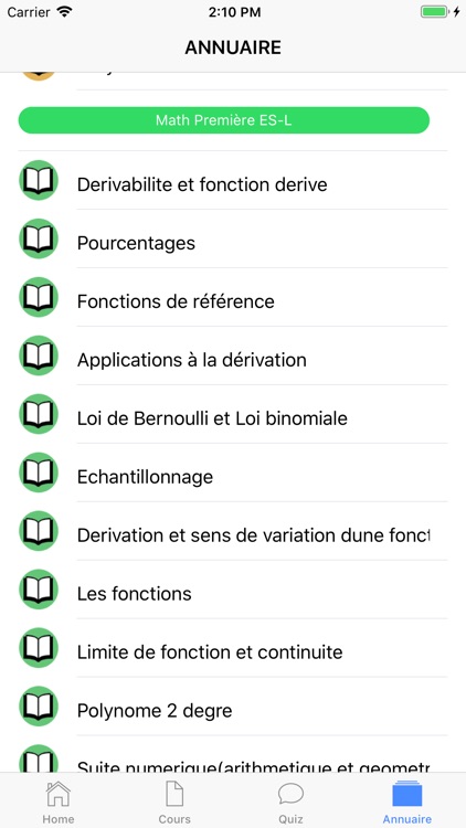 Maths Première ES screenshot-4