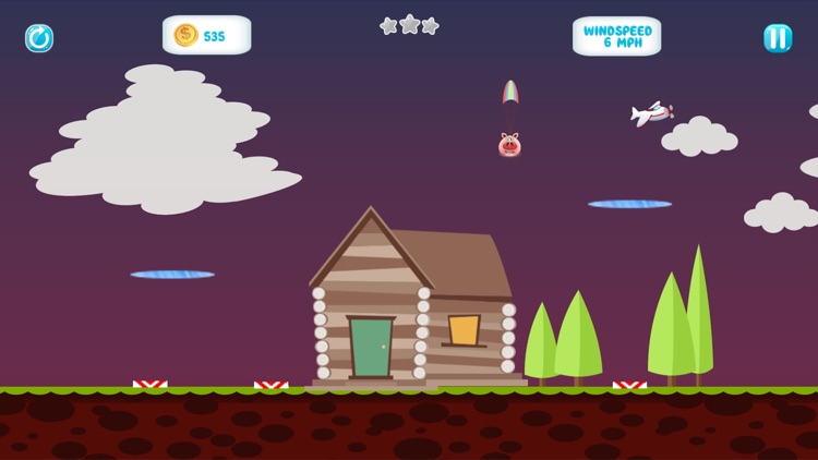 Parachuting Pigs screenshot-3