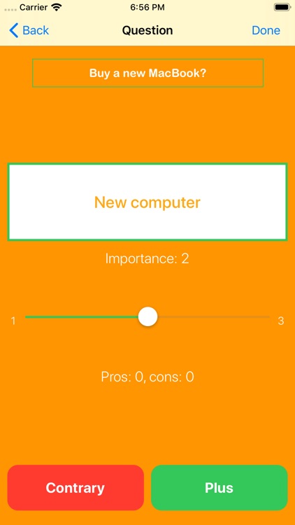 Solution: pros and cons
