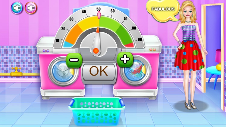 Olivias washing laundry game screenshot-6