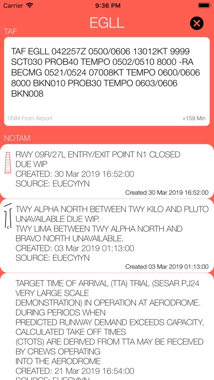 Simple METAR and TAF screenshot-3